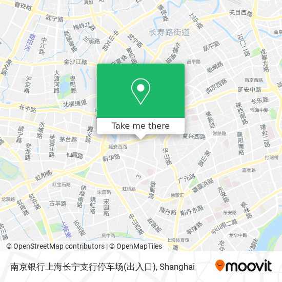 南京银行上海长宁支行停车场(出入口) map