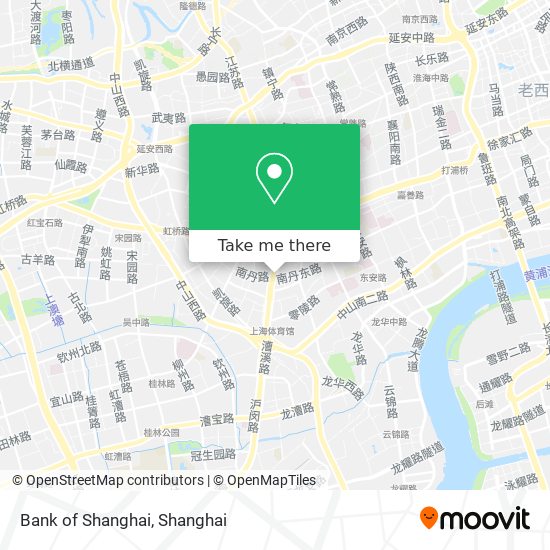 Bank of Shanghai map