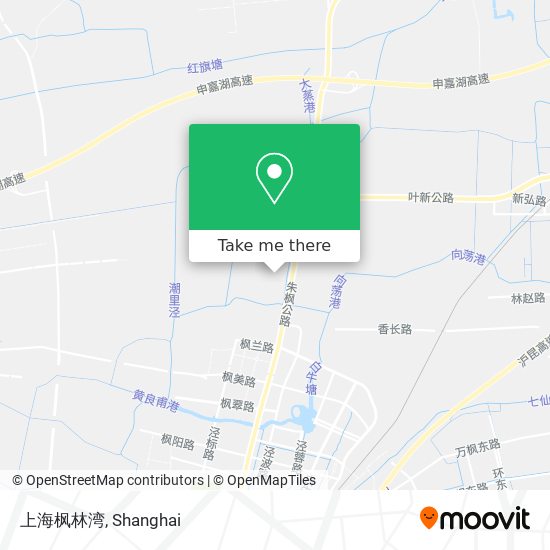上海枫林湾 map