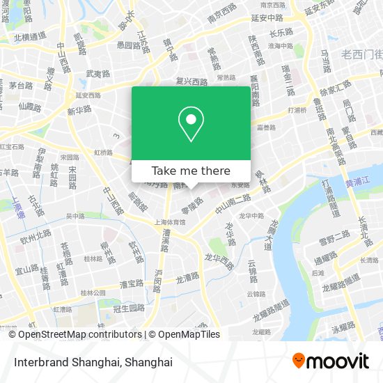 Interbrand Shanghai map