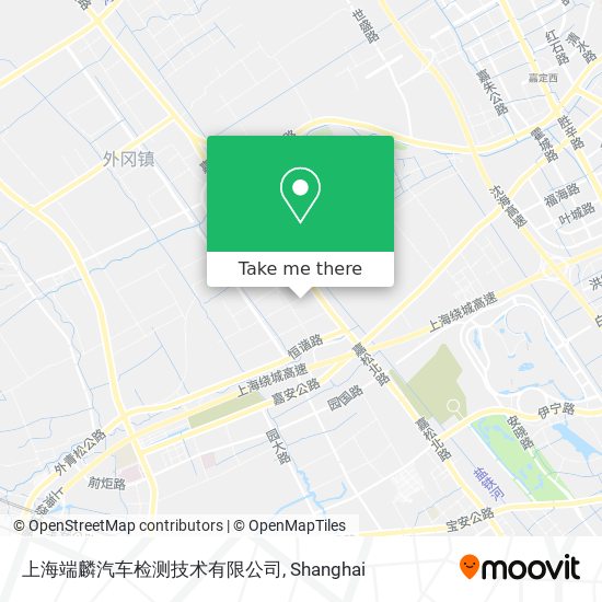 上海端麟汽车检测技术有限公司 map
