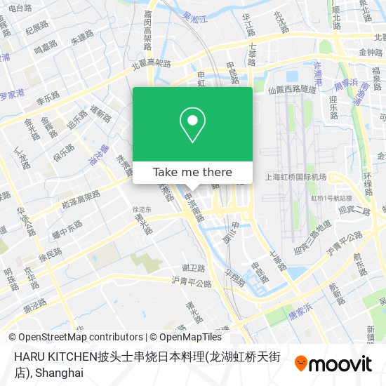 HARU KITCHEN披头士串烧日本料理(龙湖虹桥天街店) map