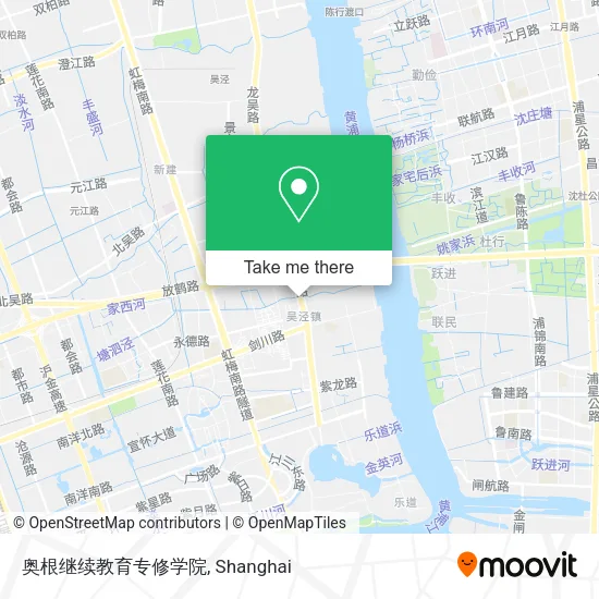 奥根继续教育专修学院 map