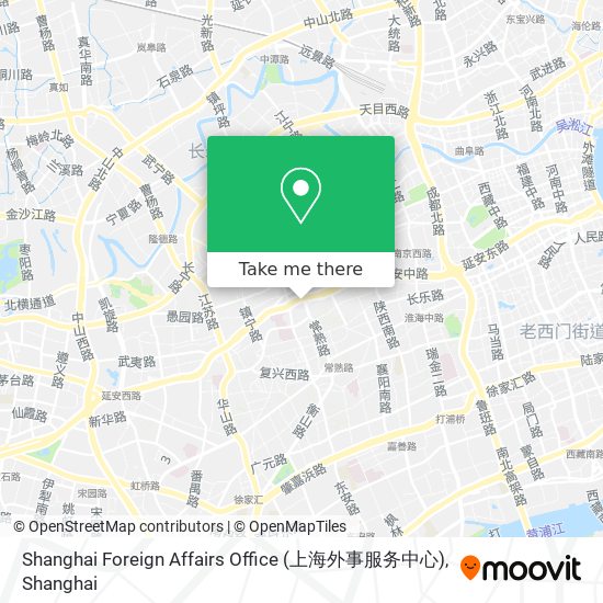 Shanghai Foreign Affairs Office (上海外事服务中心) map