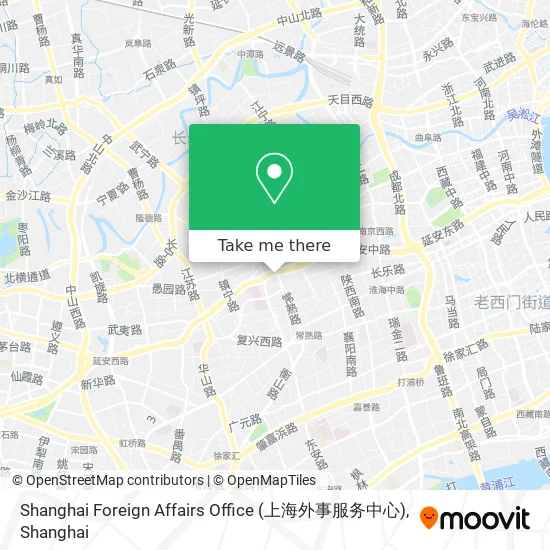 Shanghai Foreign Affairs Office (上海外事服务中心) map
