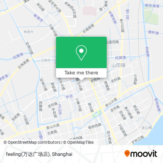 feeling(万达广场店) map