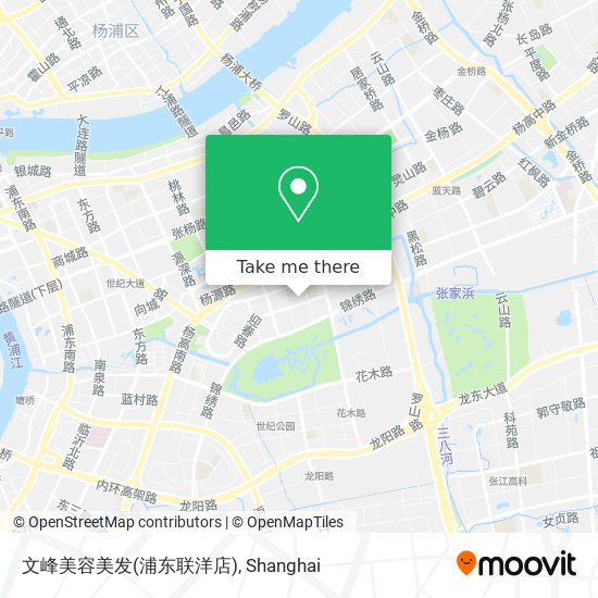 文峰美容美发(浦东联洋店) map