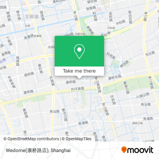 Wedome(康桥路店) map