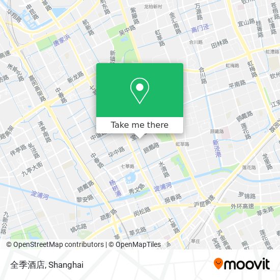 全季酒店 map