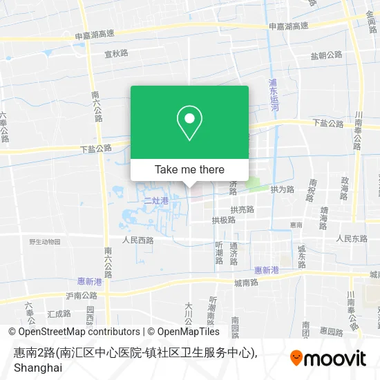 惠南2路(南汇区中心医院-镇社区卫生服务中心) map