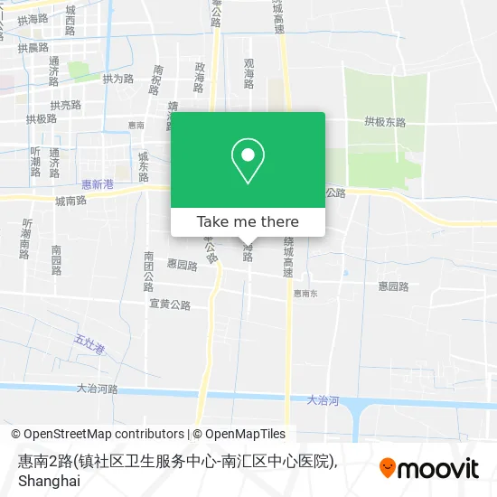 惠南2路(镇社区卫生服务中心-南汇区中心医院) map