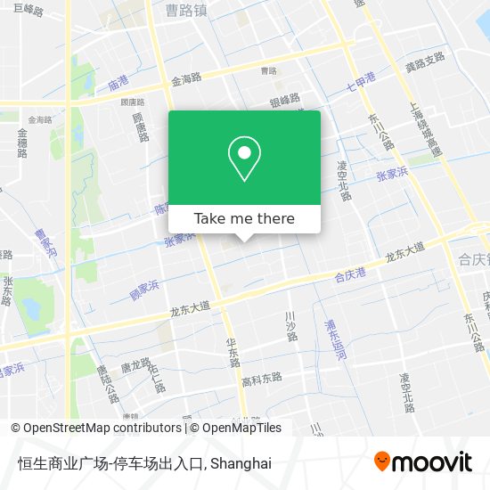 恒生商业广场-停车场出入口 map