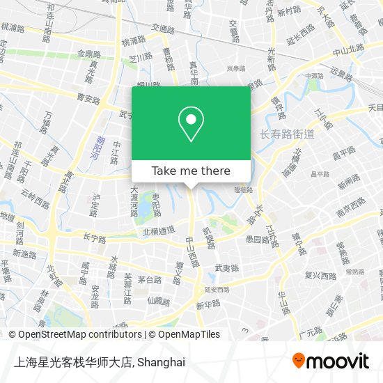 上海星光客栈华师大店 map