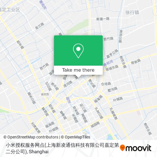 小米授权服务网点(上海新凌通信科技有限公司嘉定第二分公司) map