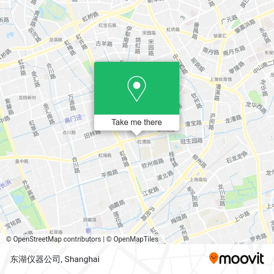 东湖仪器公司 map