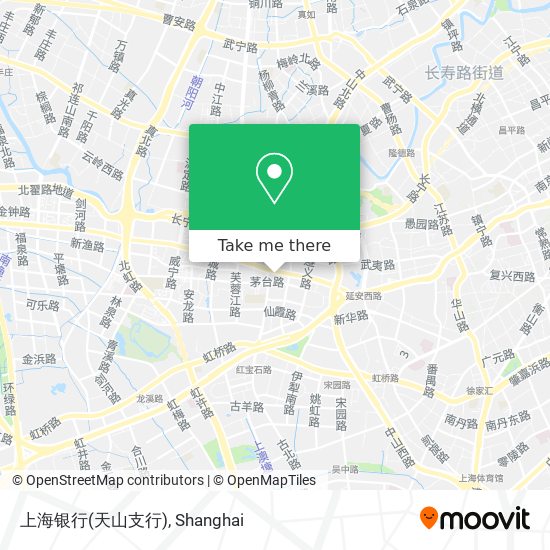 上海银行(天山支行) map