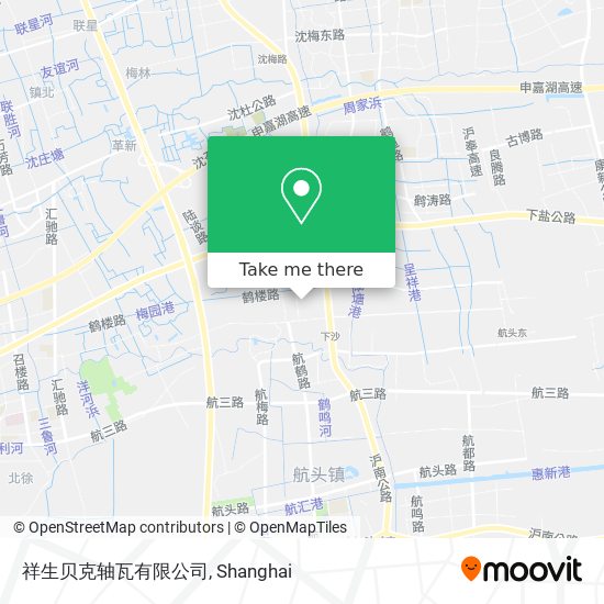 祥生贝克轴瓦有限公司 map