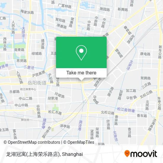 龙湖冠寓(上海荣乐路店) map