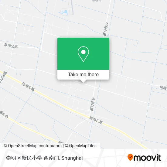 崇明区新民小学-西南门 map