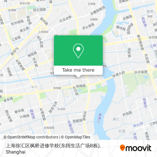 上海徐汇区枫桥进修学校(东阔生活广场B栋) map