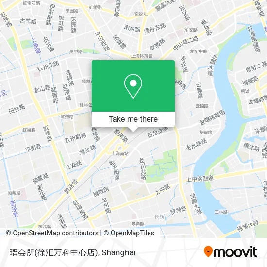 瑨会所(徐汇万科中心店) map
