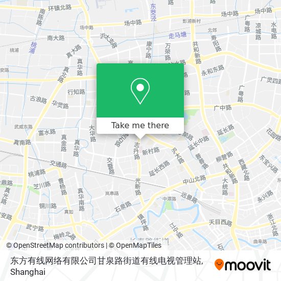 东方有线网络有限公司甘泉路街道有线电视管理站 map