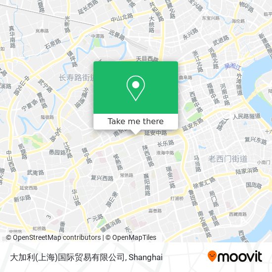 大加利(上海)国际贸易有限公司 map