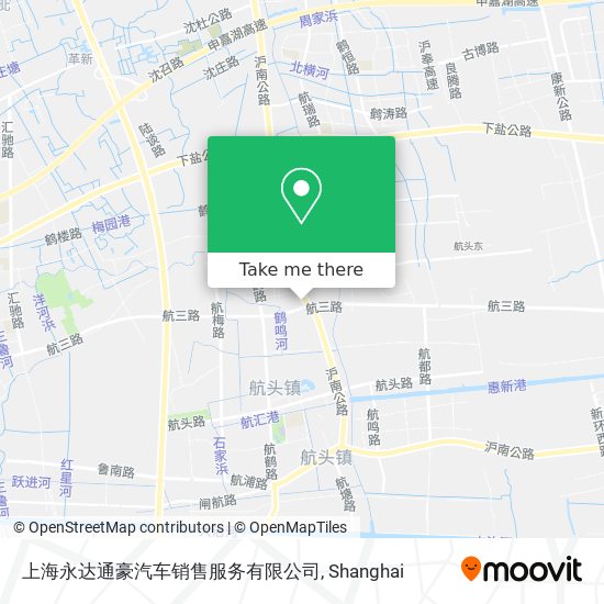 上海永达通豪汽车销售服务有限公司 map