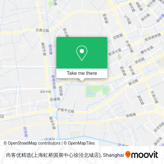 尚客优精选(上海虹桥国展中心徐泾北城店) map