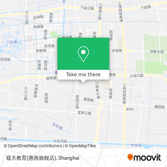 窥天教育(惠南旗舰店) map