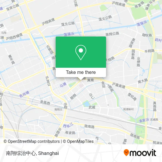 南翔综治中心 map