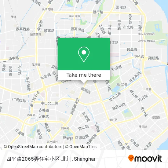 四平路2065弄住宅小区-北门 map