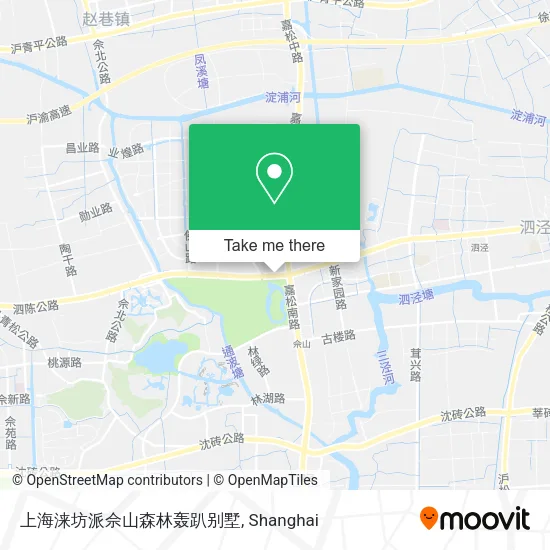 上海涞坊派佘山森林轰趴别墅 map