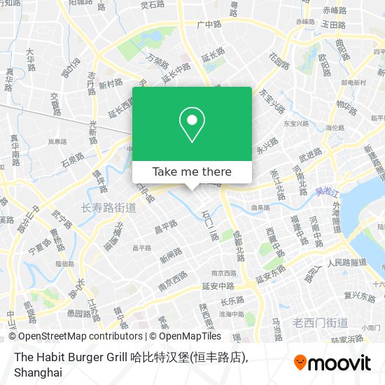 The Habit Burger Grill 哈比特汉堡(恒丰路店) map