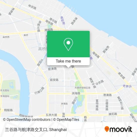 兰谷路与航津路交叉口 map