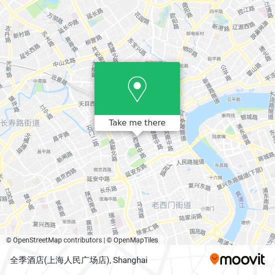 全季酒店(上海人民广场店) map