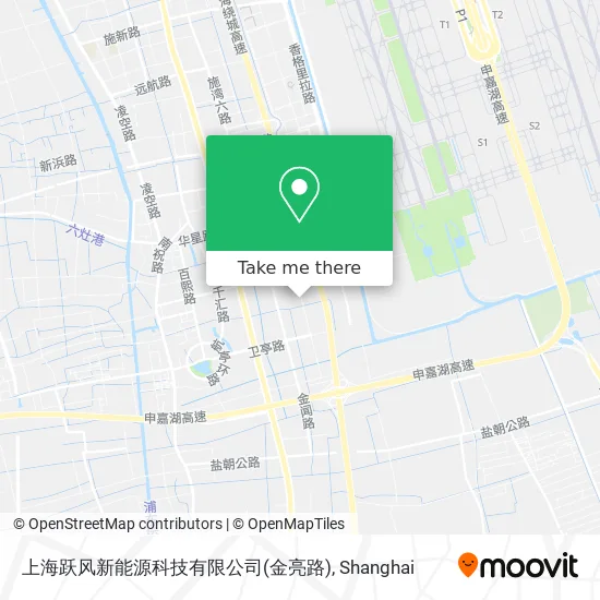 上海跃风新能源科技有限公司(金亮路) map