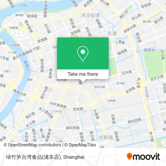 绿竹笋台湾食品(浦东店) map