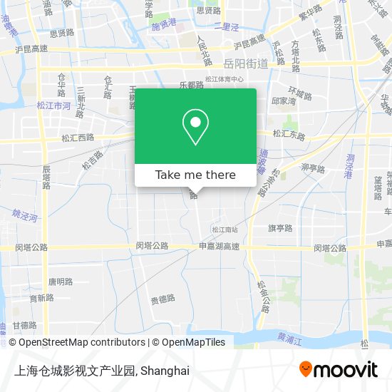 上海仓城影视文产业园 map