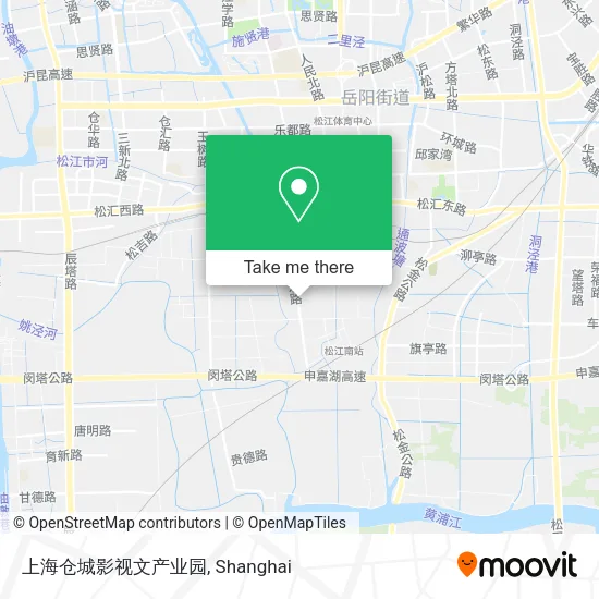 上海仓城影视文产业园 map