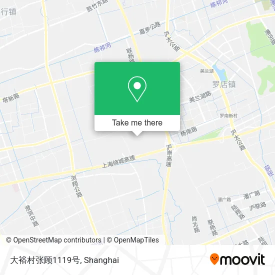 大裕村张顾1119号 map