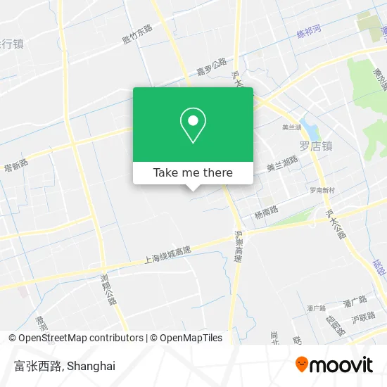 富张西路 map