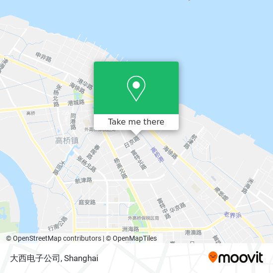 大西电子公司 map