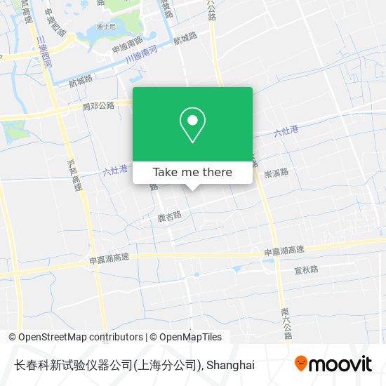 长春科新试验仪器公司(上海分公司) map