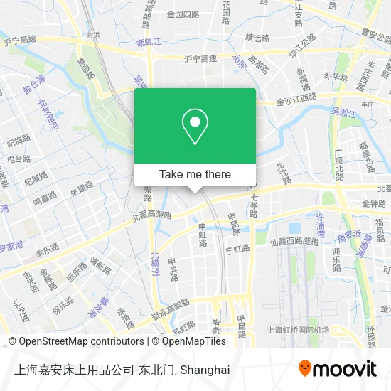 上海嘉安床上用品公司-东北门 map