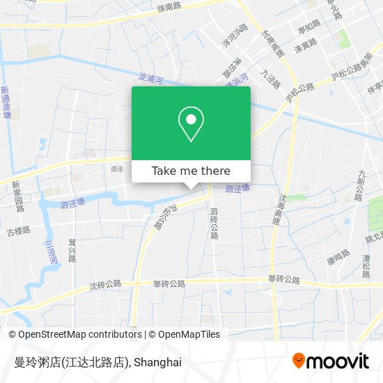 曼玲粥店(江达北路店) map