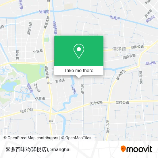 紫燕百味鸡(泽悦店) map