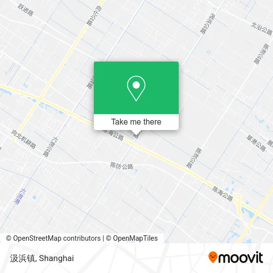 汲浜镇 map