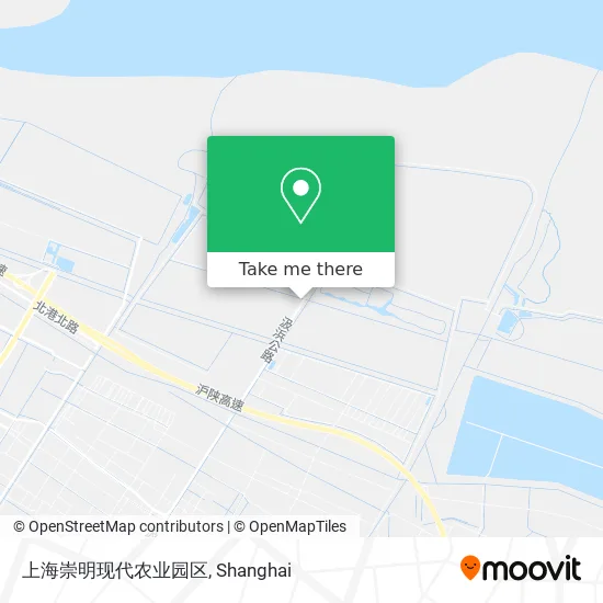 上海崇明现代农业园区 map