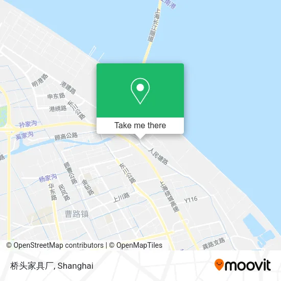桥头家具厂 map